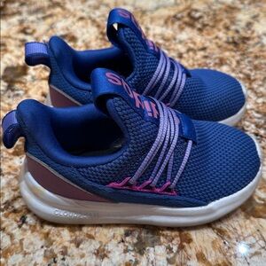 Adidas Kids Navy and Purple Sneakers